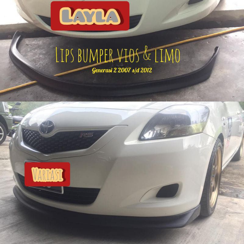 lips bumper toyota vios gen 2