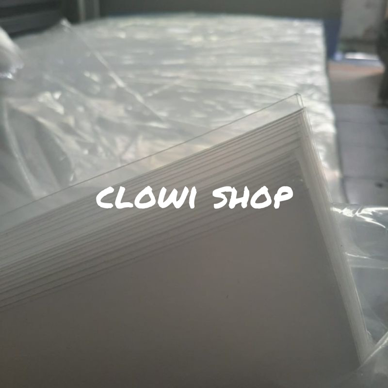 Mika PET Lembaran Bening 1mm x 1 x 2m - Bahan Face Shield - Face Shield Kacamata