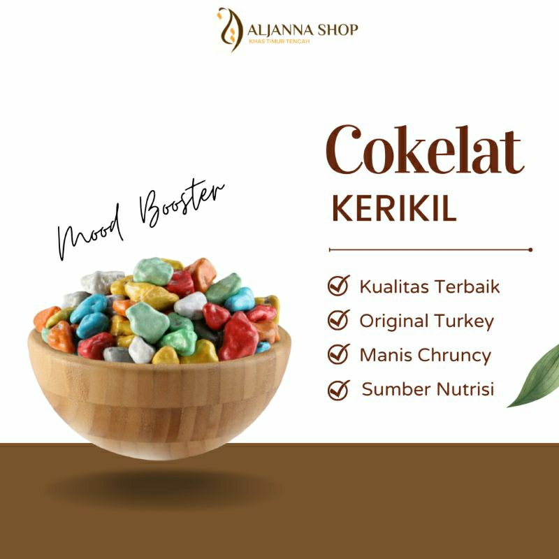 

Cokelat Kerikil Stone Chocolate Original Turkey 500 gram