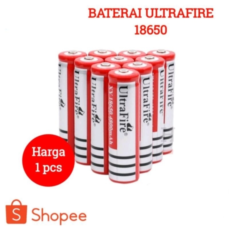 BATERAI CAS DENGAN KAPASITAS 6800 mAh ultra power dan ultrofire