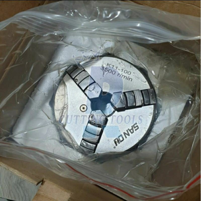 Chuck Bubut 4in K11 San Ou - Chuck Bubut 4in 3Jaw SanOu - Claw Bubut 100 K11 Merk San Ou