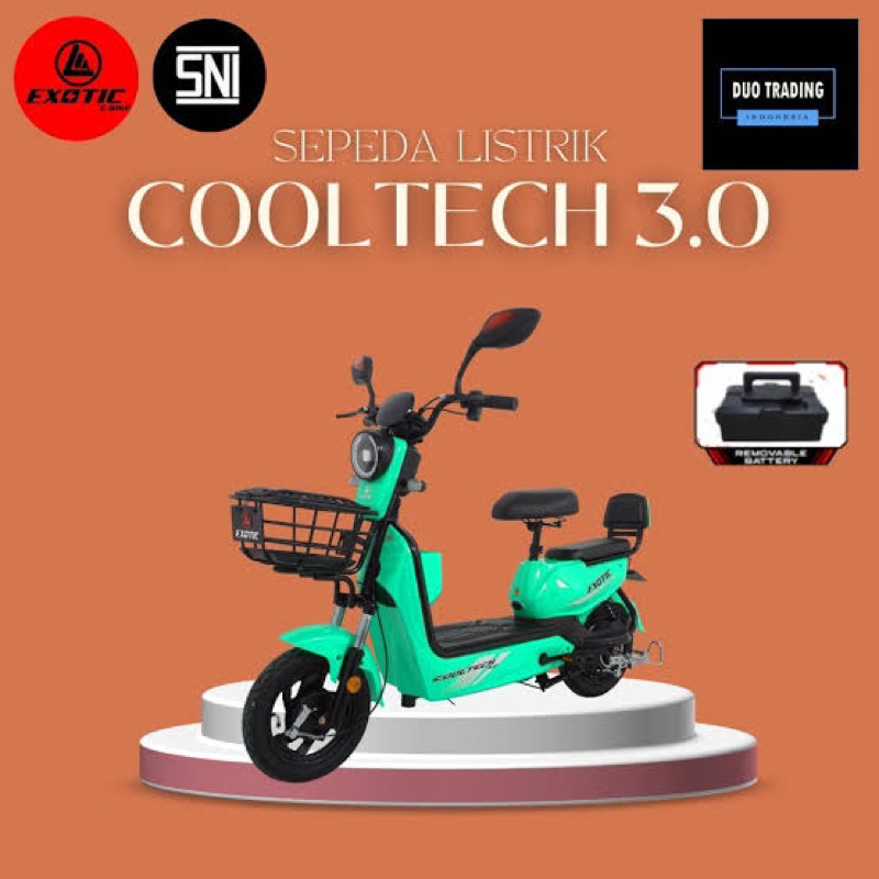 Sepeda Listrik Exotic COOLTECH 3.0 New Selis Cool Tech Termurah Bali