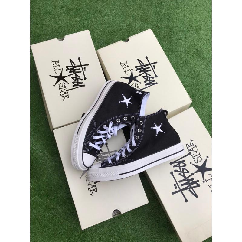 Converse x Stussy 70s Hi Black ORIGINAL