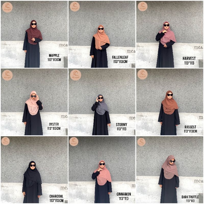 MALAYSIAN SQUARE MINI 115*115 CM PREMIUM DOUBLE HYCON