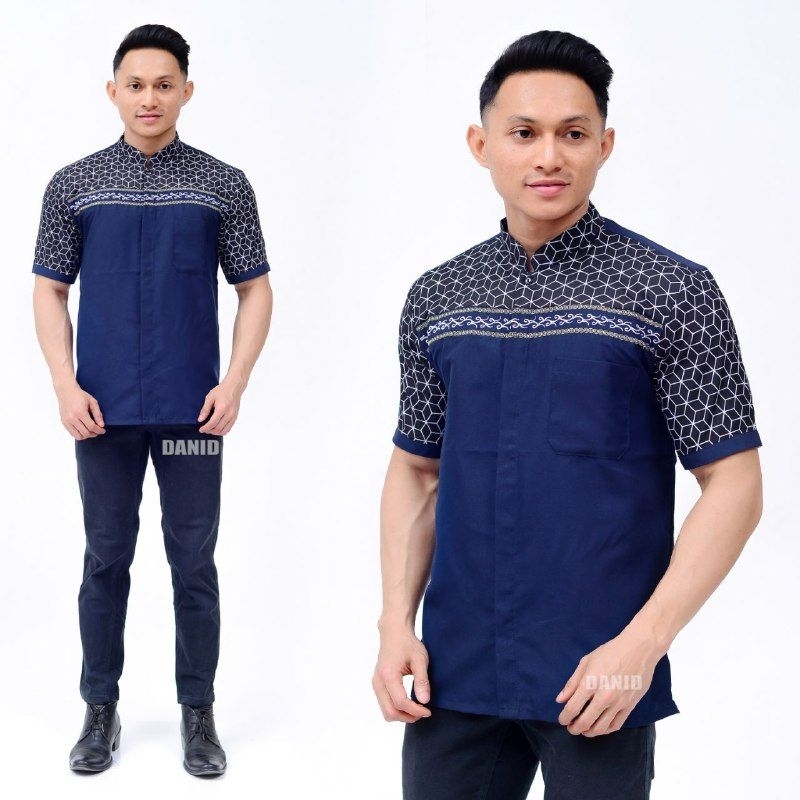 BASIC COLOUR SHIRT Kemeja Polos Lengan Pendek Kasual Pria Kemeja Polos Pria Hawaiian Shirt Kemeja Pria Model Piyama