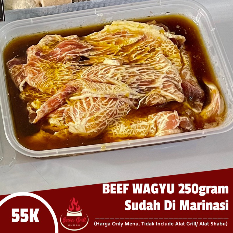 

BEEF WAGYU SLICE DIMARINASI (250Gram)