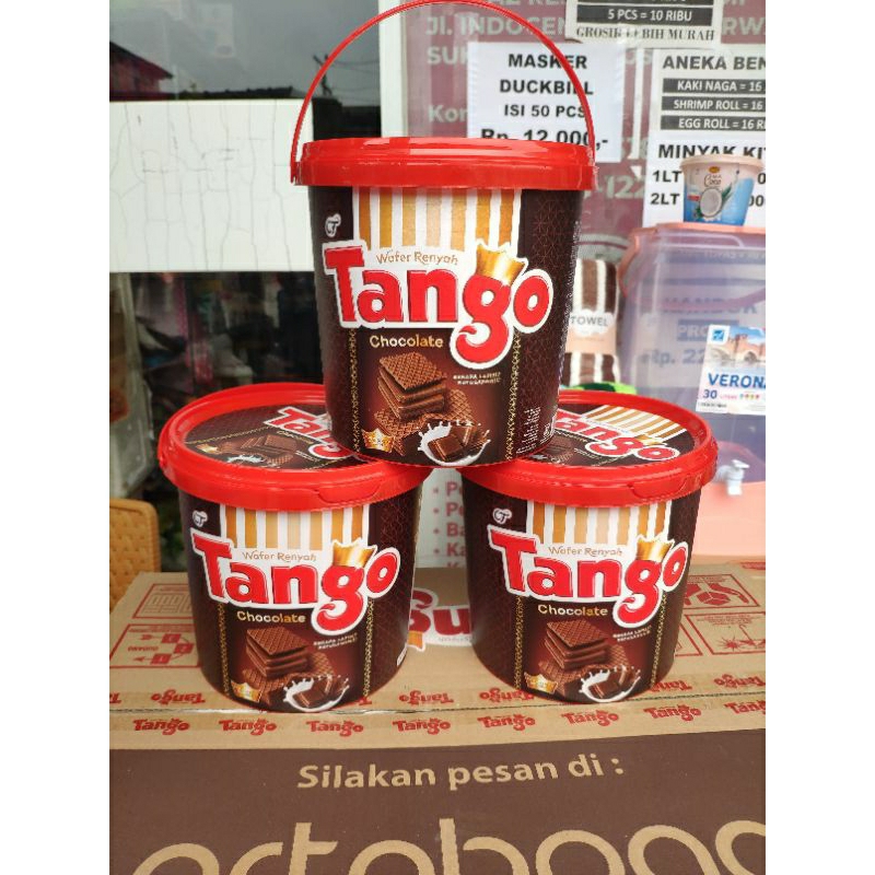 

Tango wafer enak rasa coklat/ Tango Waffle/Waffer Nissin kaleng/Tango Coklat Jar 240gr exp 2025