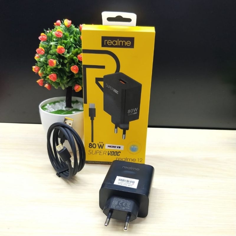 Charger REALME 12 USB MICRO Casan REALME 12 80W USB Android MICRO SUPERVOOC