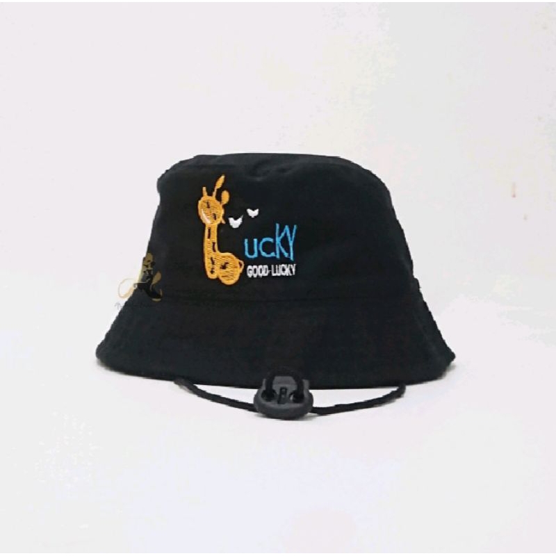 Topi Bucket hat anak good lucky premium quality (usia 2-8th)