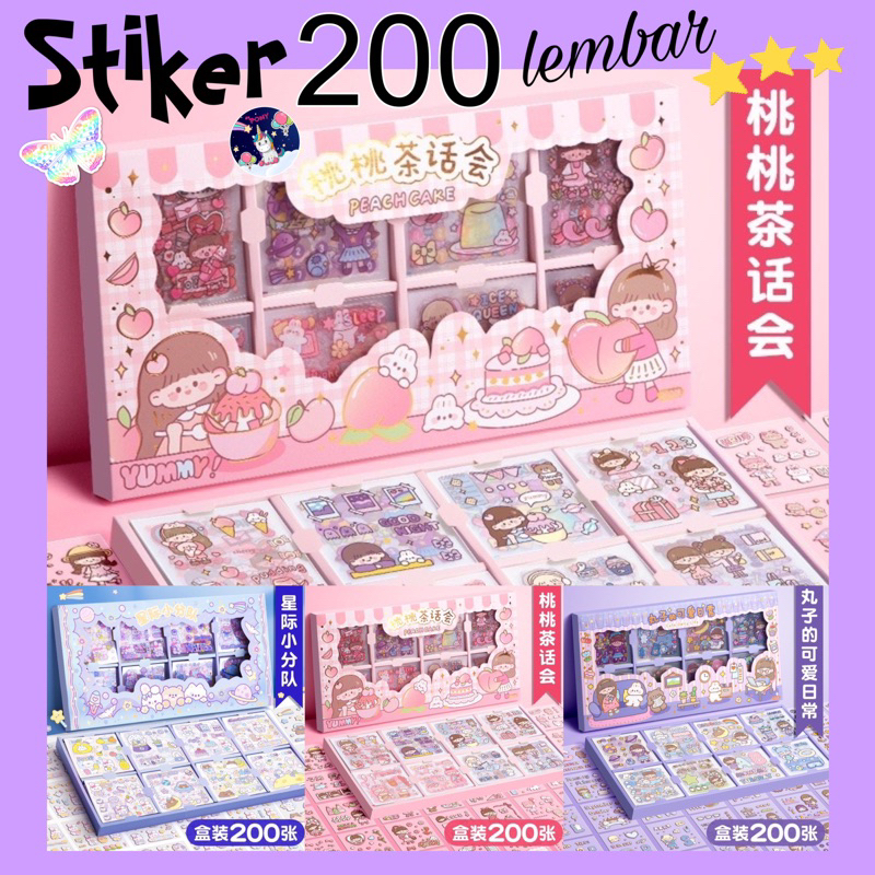 Stiker Cute Viral Aesthetic Journal Stiker MOMO