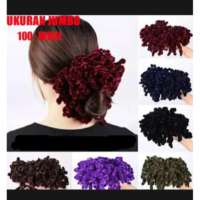 Sakha - ikat rambut ubur-ubur | kunciran gurita guntai jurai