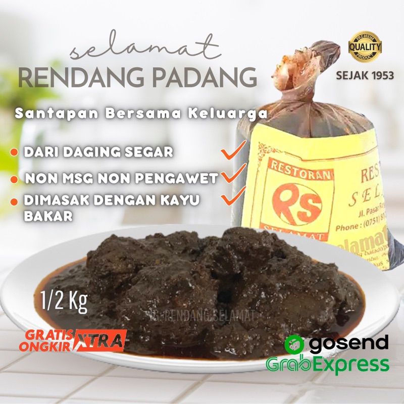 

rendang selamat asli padang