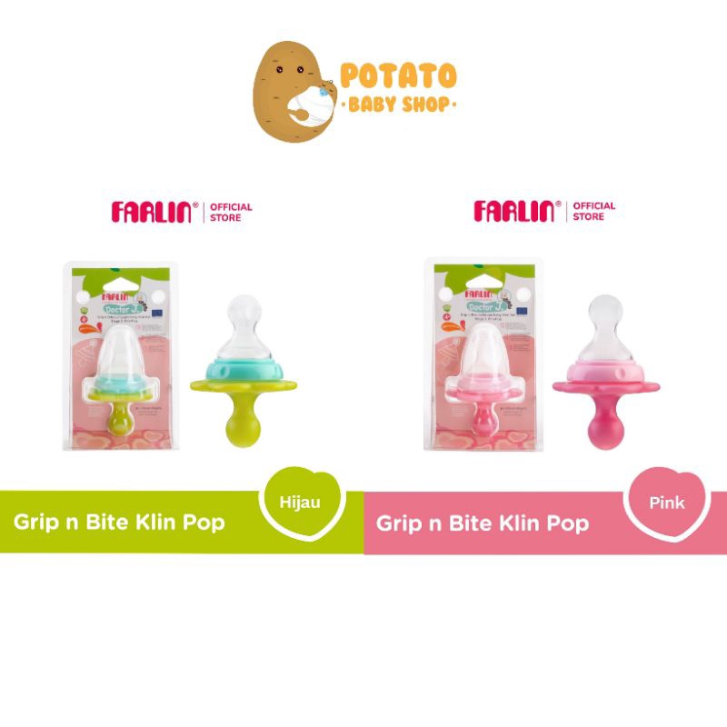 Farlin Grip N Bite Klin Pop - Pembersih Mulut Bayi