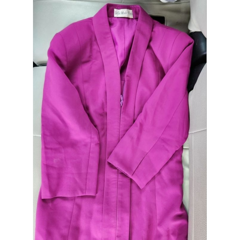 SPECIAL Set Seragam Pramugari Garuda Indonesia Warna Ungu