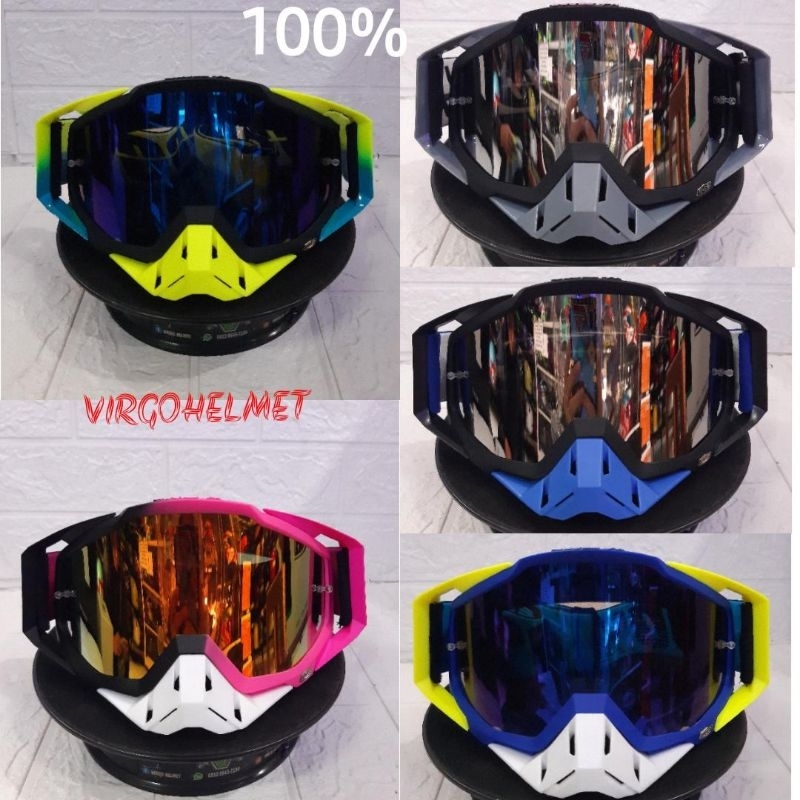 Kacamata Google Cross 100% Fox Trial MX