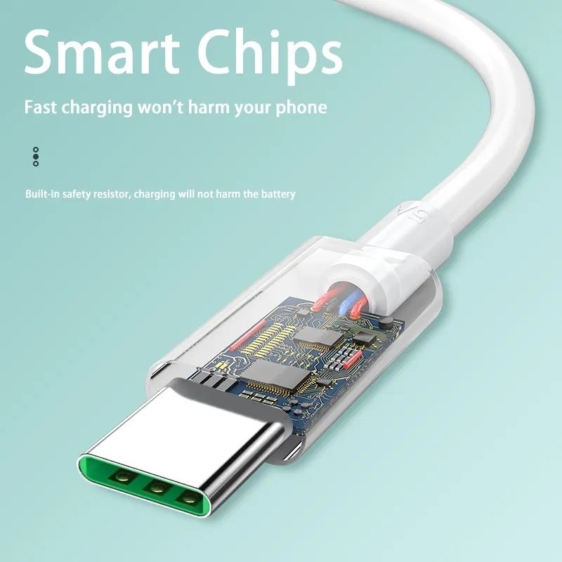 Kabel Data Oppo Original Support Fast Charging 2A Micro Usb Micro Usb dan Type C