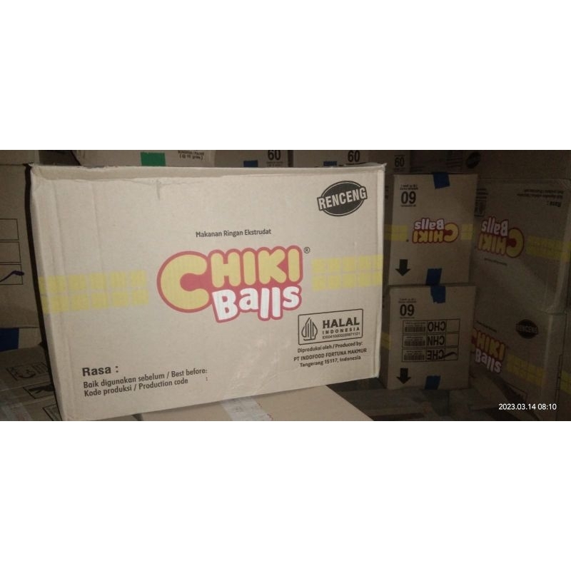 

cikiball coklat 1duss isi 60 pcs