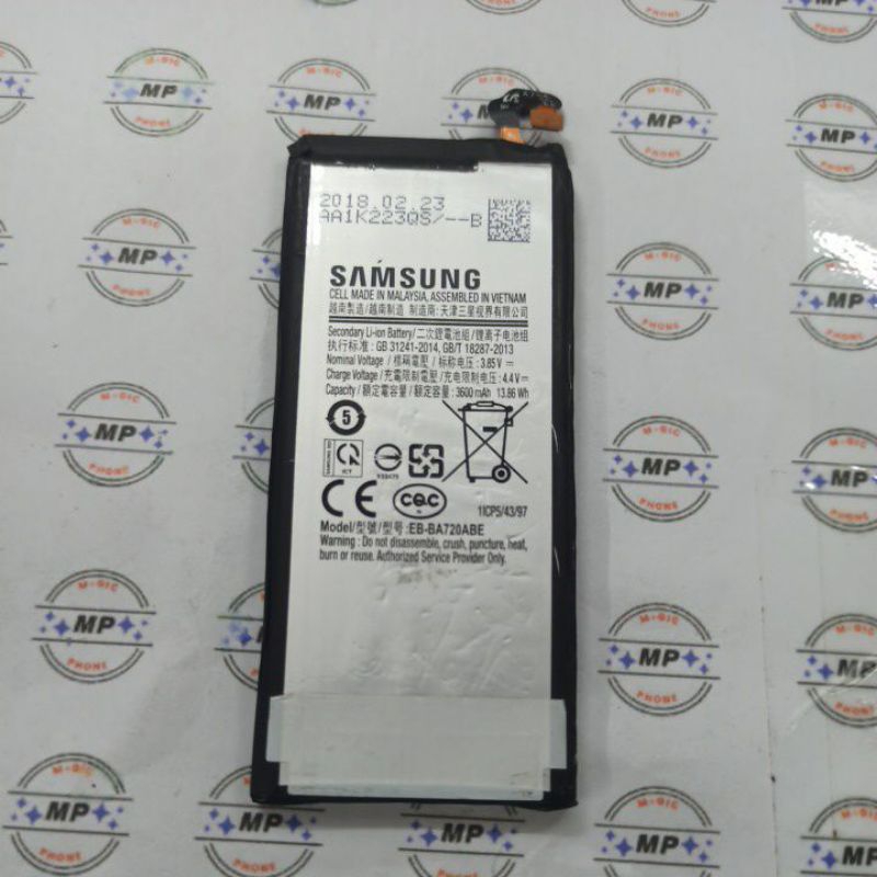 BATERAI SAMSUNG A7 2017 A720 ORIGINAL COPOTAN