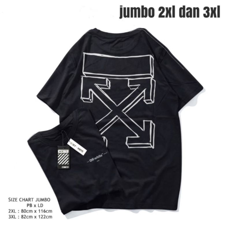 KAOS TSHIRT JUMBO BIGSIZE XXL XXXL LENGAN PENDEK PRIA WANITA, KAOS JUMBO DISTRO BRANDED MURAH PREMIU