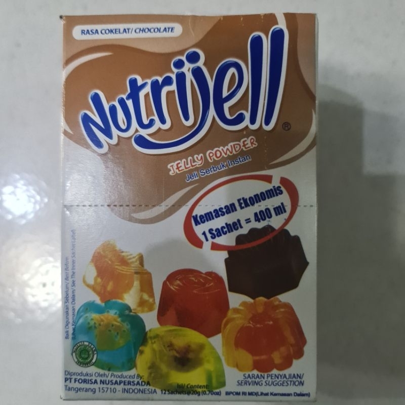 

Nutrijell sachet coklat 20 gr