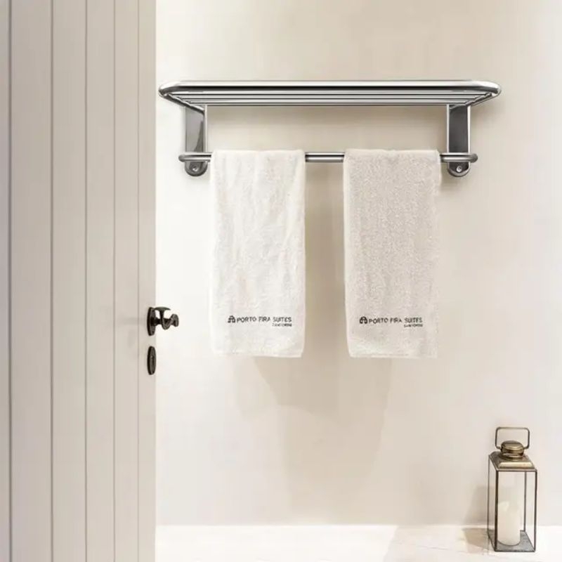 Rak handuk lipat stenlies/Rak kamar mandi/Gantungan handuk