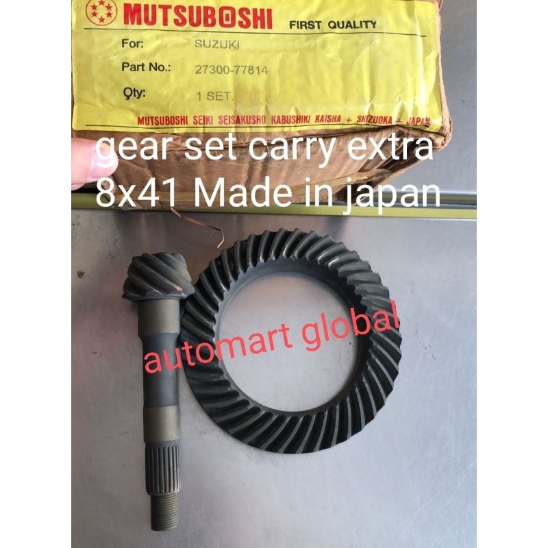 gear set gigi gardan carry extra asli japan