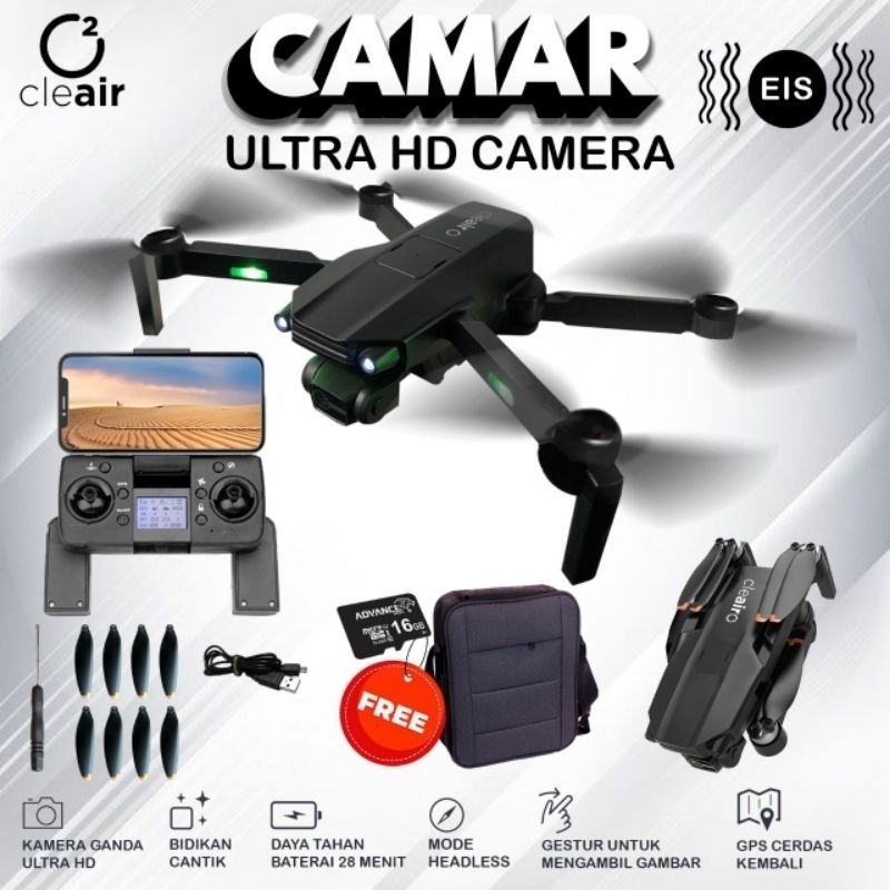 CLEAIR-02 DRONE GPS PRO WIFI CAMERA FPV LIVESTREAM