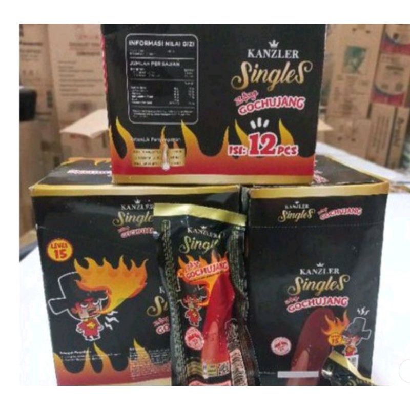 

1 Box sosis kanzler gochujuang,isi 12 pcs(FREE BUBLE WRAP)