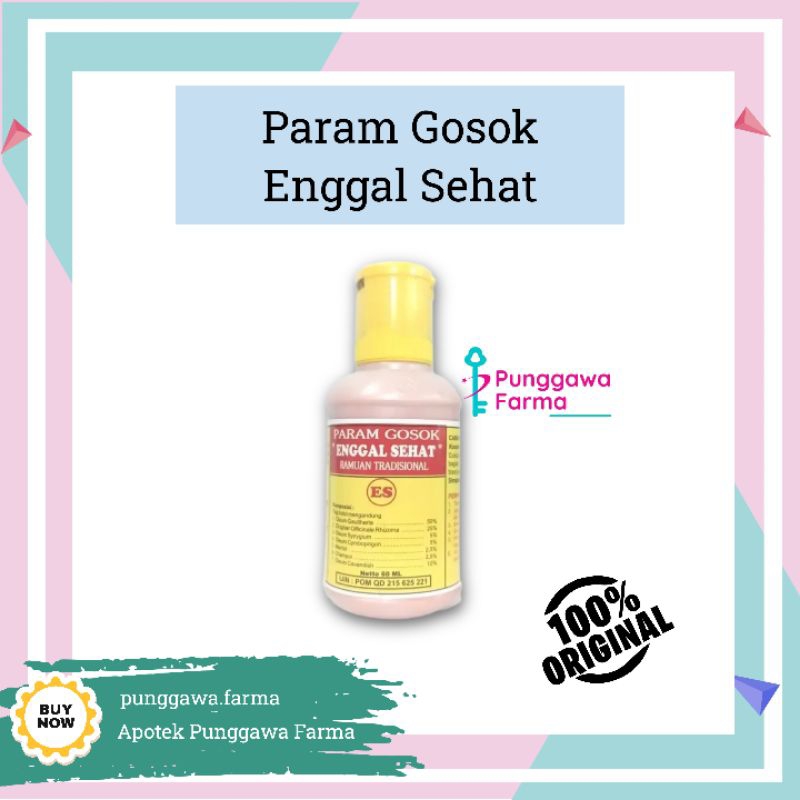 Param Kocok Minyak Gosok Enggal Sehat Parem