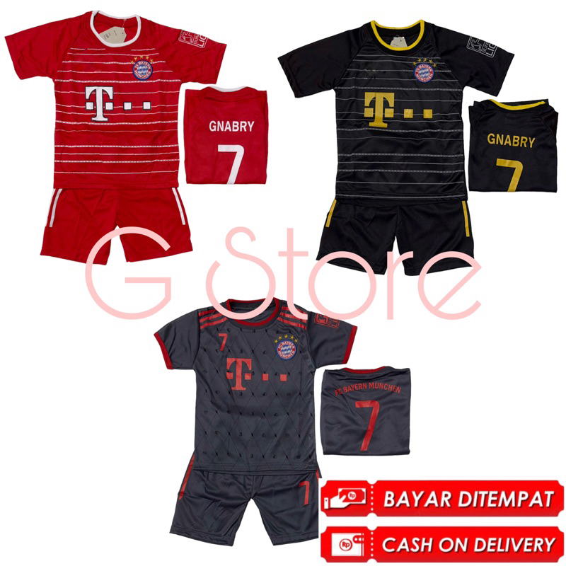 BISA COD / JERSEY BOLA FBM / SETELAN BAJU BOLA FBM ANAK TERMURAH / TERBARU 2022-2023