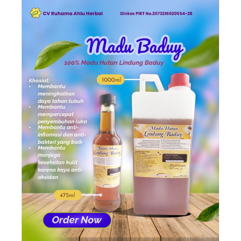 

Madu Hutan Lindung Baduy 100% Murni - 475ml