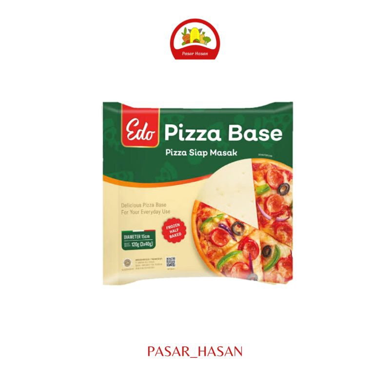 

120gr / 3pcs Pizza Base Edo | Frozen Food | Pasar Hasan