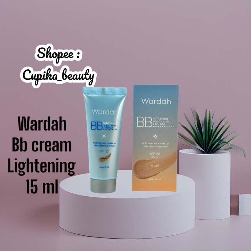 [pp] [ 15 ml lightening ] wardah BB cream lightening 15 ml || wardah lightening BB cream 15 ml