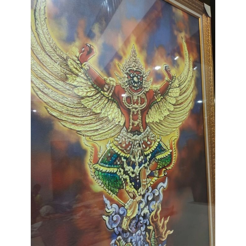 lukisan Garuda Wisnu kencana texture