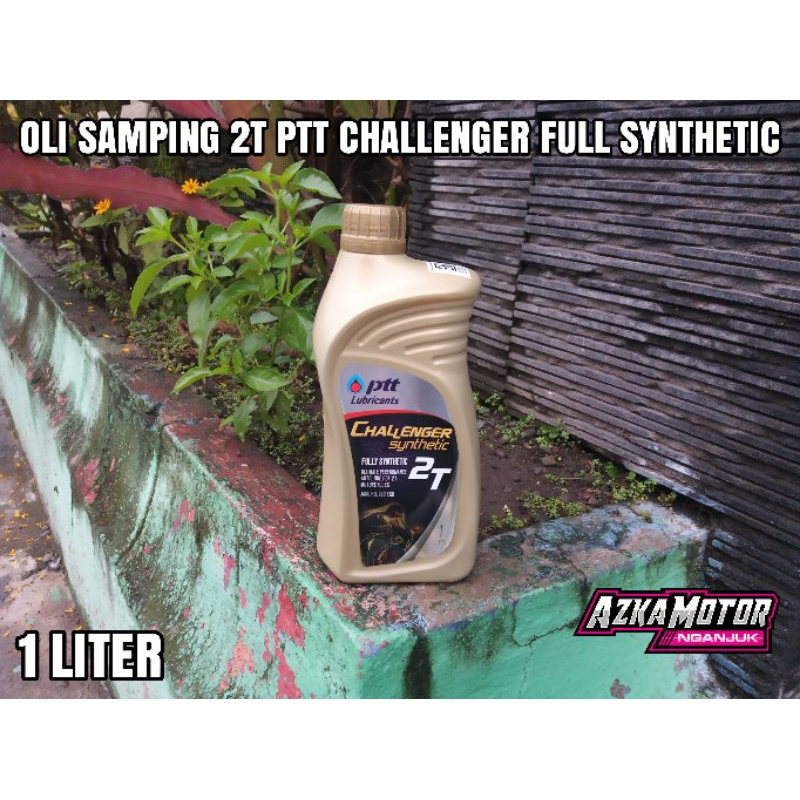 Oli samping PTT Thailand Challenger full synthetic 2T 1 liter