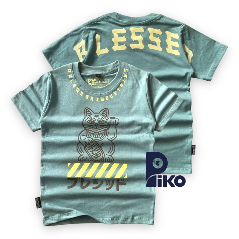 Piko baju kaos anak premium usia 1-12 tahun bahan katun combed 30s