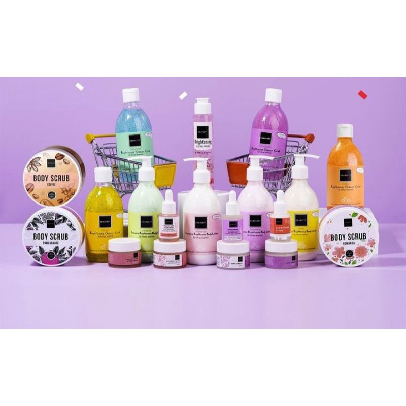 ALL VARIAN SCARLETT - BODY LOTION - BODY SHOWER SCRUB - BODY SCRUB - BODY SERUM - BODY CREAM - FACIA