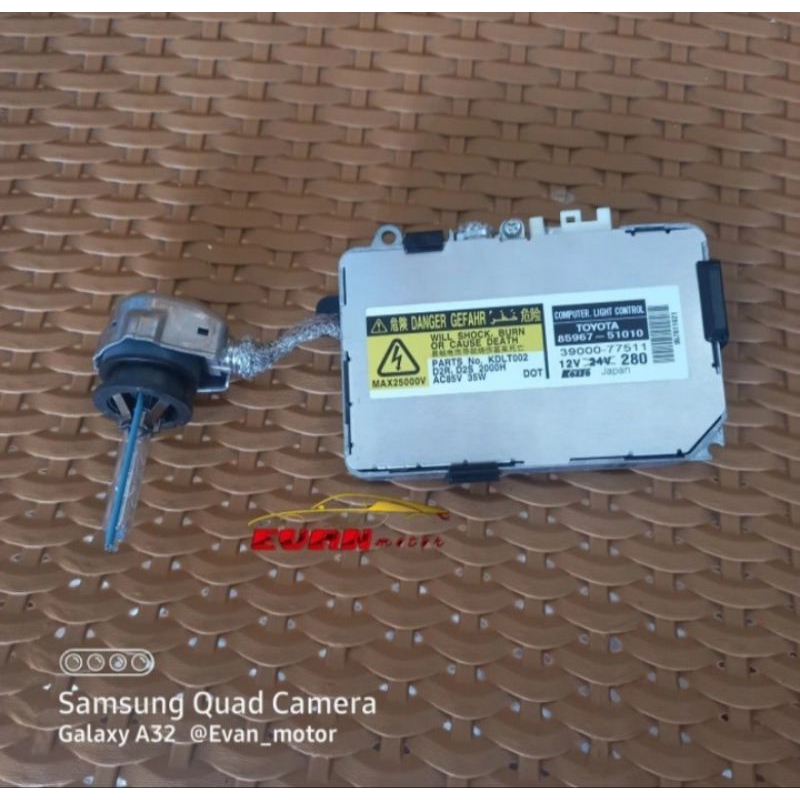 Ballast HID headlamp lampu depan Toyota vios alphard harrier