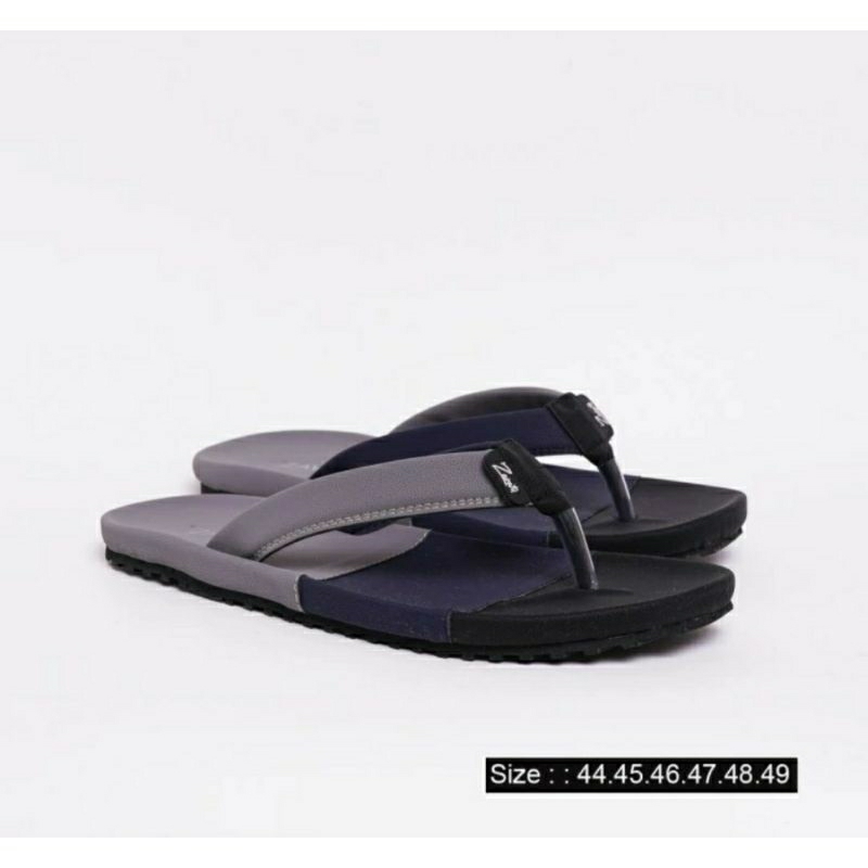 MK X 032Black Sandal Big Size Pria 44-45-46-47-48-49 Jepit Cowok Remaja Super Jumbo Ukuran Besar/ Jepit Men Style IMPORT