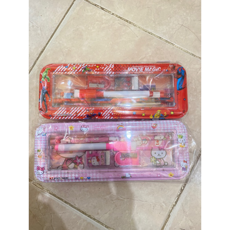 

Tempat pensil set seng