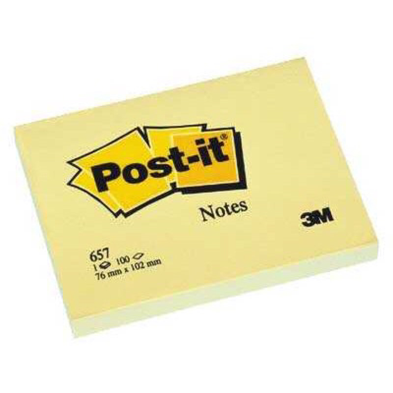 

MEMO STICK/STICKY NOTES/POST IT 3M 657