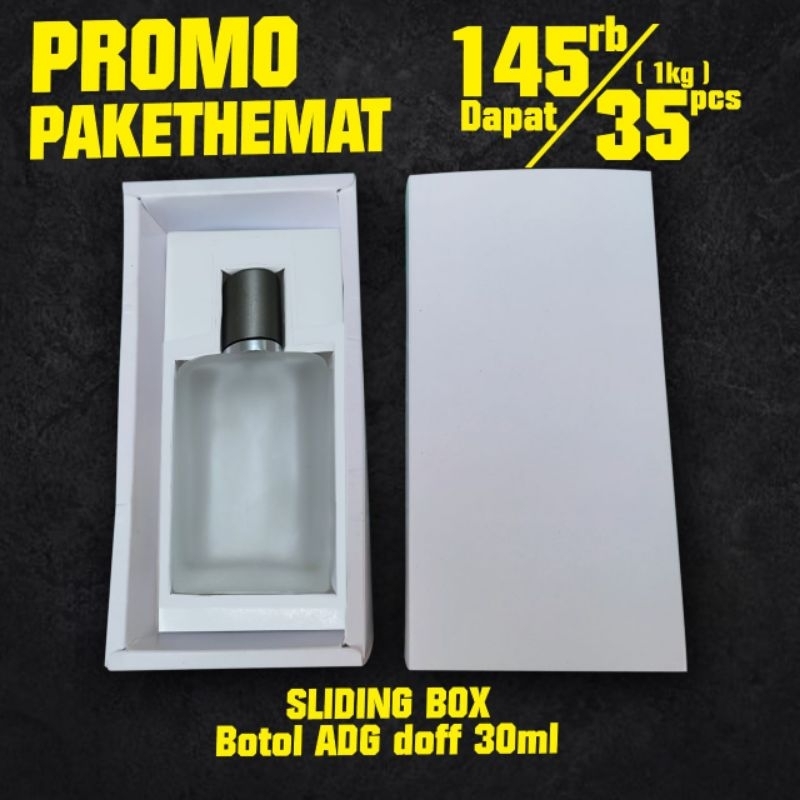 

(PAKET 1 KILO) isi 35pcs BOX Slide PUTIH / Insert botol Adg 30ml