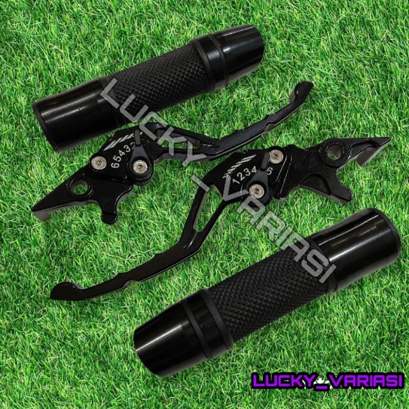 HANDLE REM SETELAN CNC HONDA PCX 150 PCX 160 VARIO 160 ABS ADV 150 PLUS HANDGRIP MODEL RIZOMA JALU M