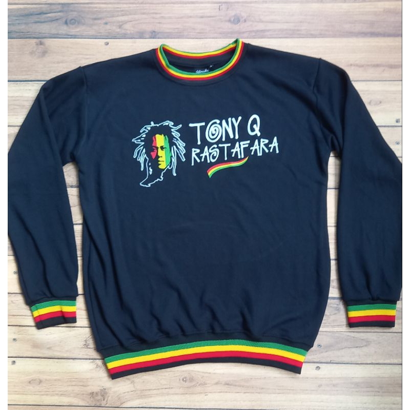 Sweater tony q rastafara reggae rasta manteman  kaos baju jaket