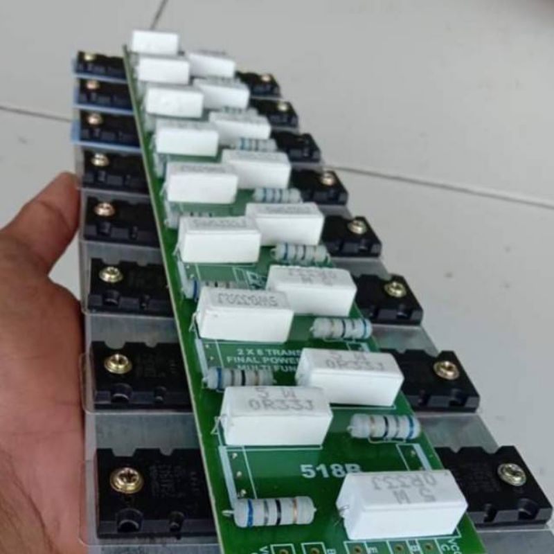 transistor final Toshiba 8 set plus headsink