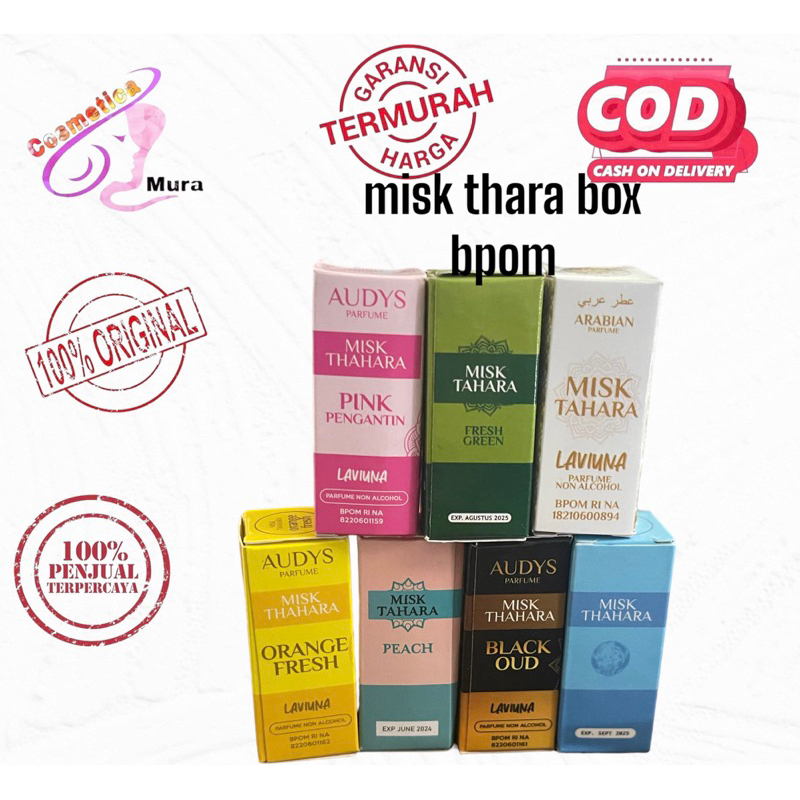 misk tahara box ada bpom || parfume misk thara box original ada bpom