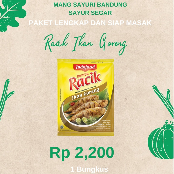 

Bumbu Racik Ikan Goreng | Bumbu Serbaguna