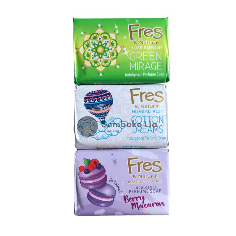 Fres &amp; Natural Soap / Sabun Batang Fres 76gr / RES &amp; NATURAL Sabun Batang 76gr