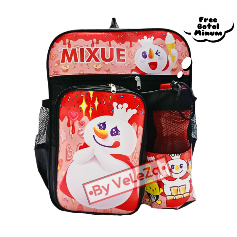 tas ransel mixue gratis botol minum