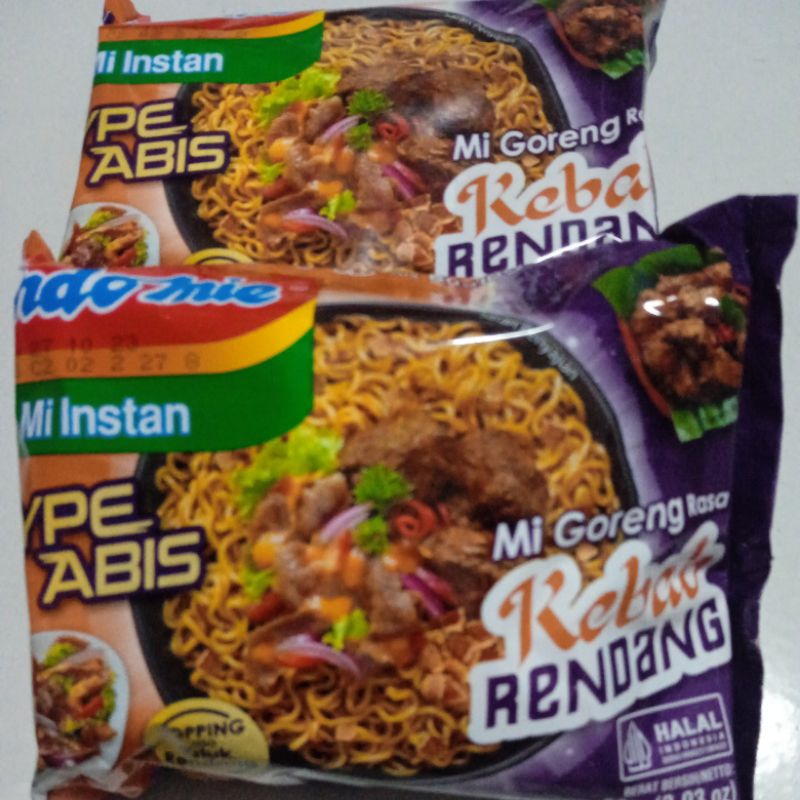 

indomie kebba rendang